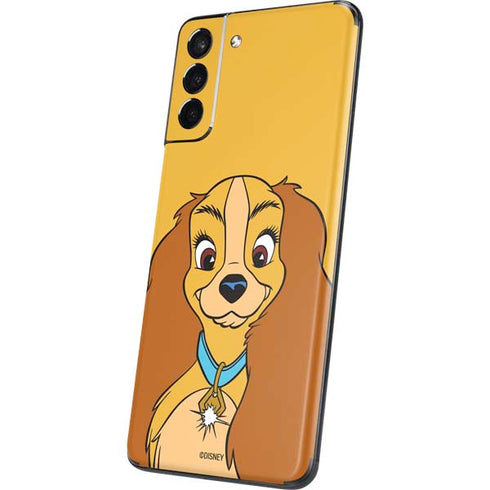 Disney Lady & The Tramp Lady Portrait Galaxy S21 Plus 5G Skin